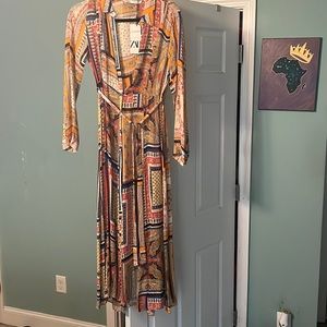 Long shirt dress patterned